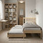 Loolpi Home Yavru Yatak 90 x 190 Ahşap İkiz Karyola Modülar Sistemli Yavru Yataklı