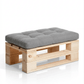 Loolpi Home Oturma Grubu Ahşap Palet Koltuk 50x80 Cm