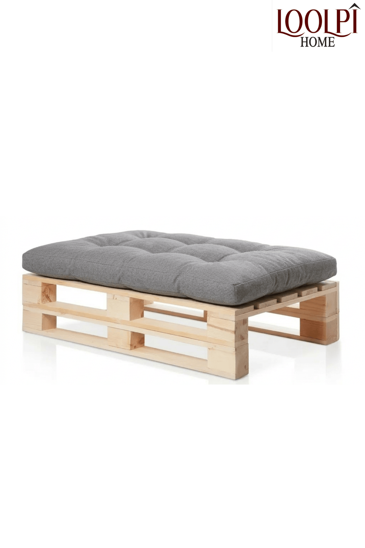 Loolpi Home Oturma Grubu Ahşap Palet Koltuk 80x120 Cm