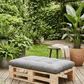 Loolpi Home Oturma Grubu Ahşap Palet Koltuk 80x120 Cm