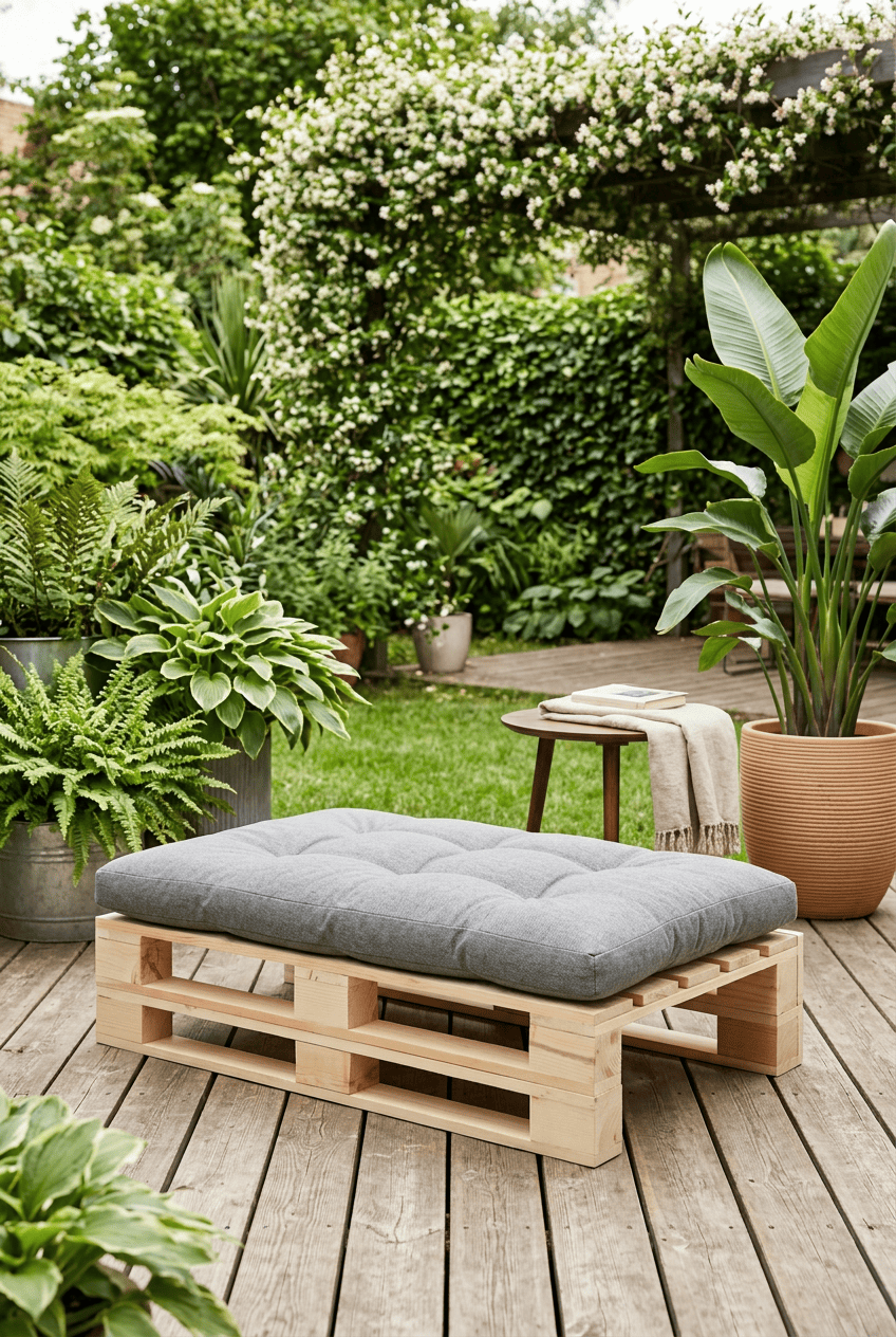 Loolpi Home Oturma Grubu Ahşap Palet Koltuk 80x120 Cm