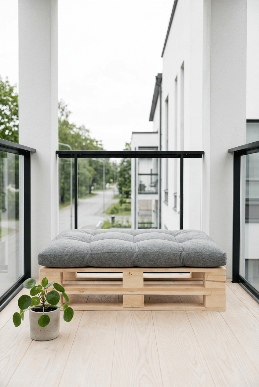 Loolpi Home Oturma Grubu Ahşap Palet Koltuk 80x120 Cm