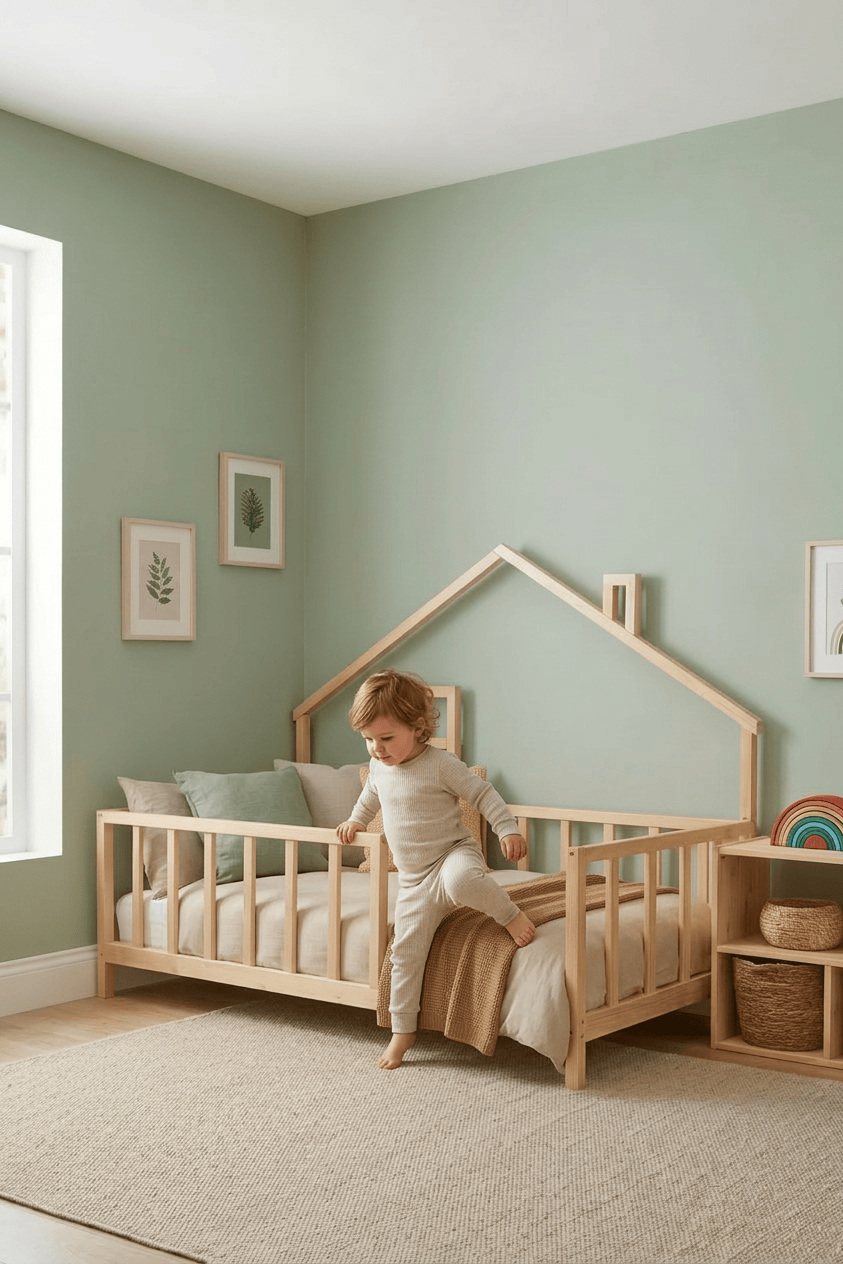 Loolpi Home Bebek Karyolaları ve Küçük Çocuk Yatakları Dream Montessori Bebek ve Çocuk Karyolası