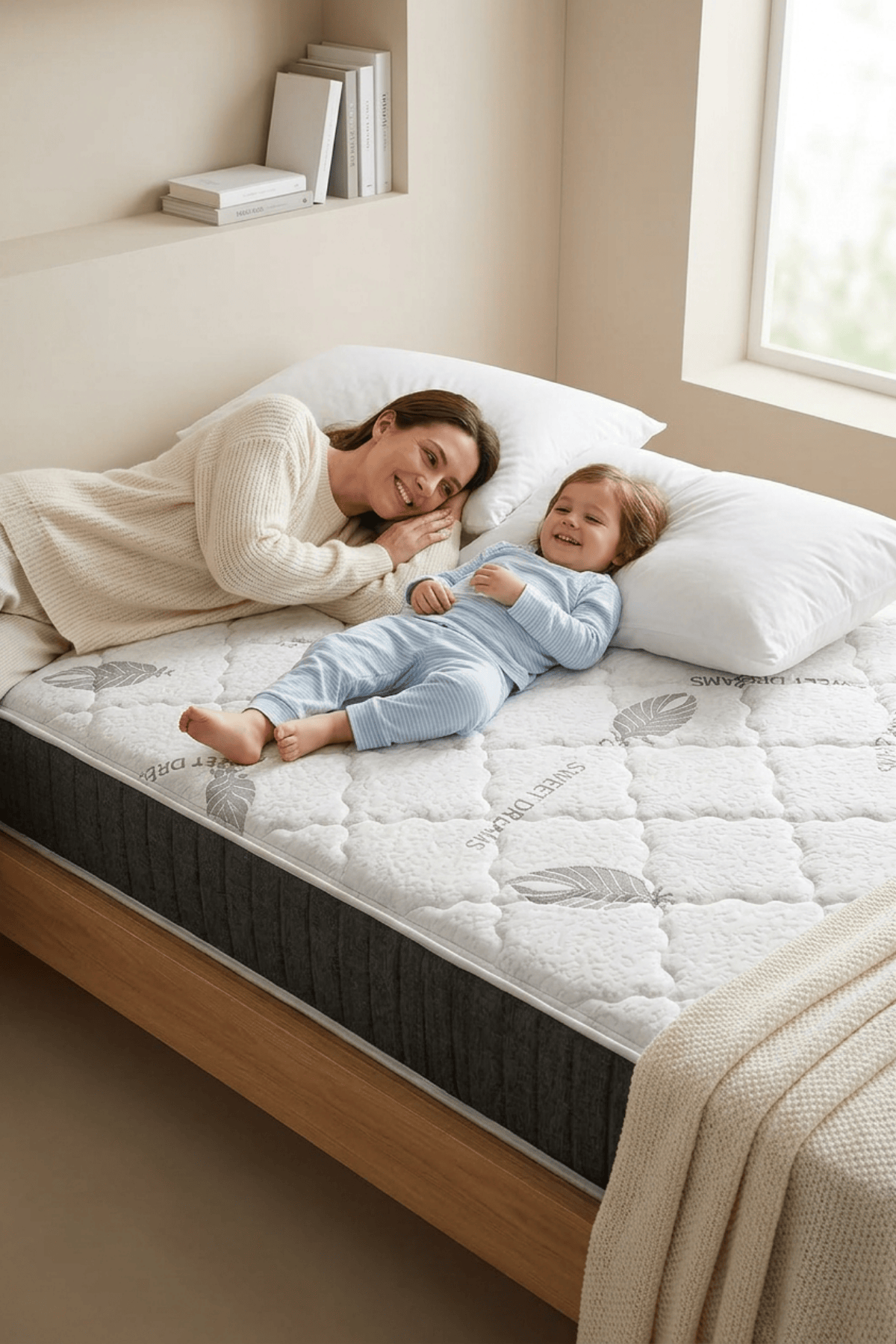 Loolpi Home İç Yatak Eko Süngerli Ortopedik Yaylı Bamboo Yatak