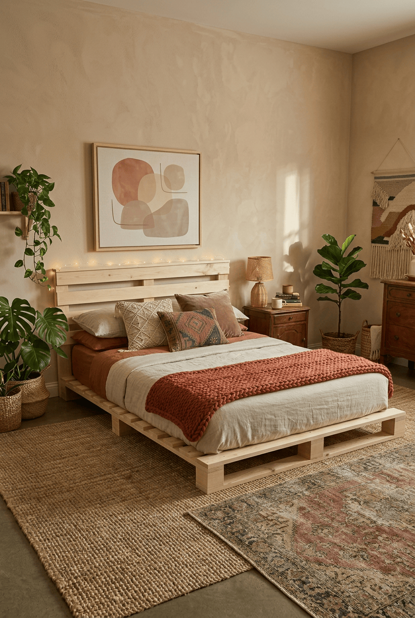 Loolpi Home Palet Karyola Kral Palet karyola