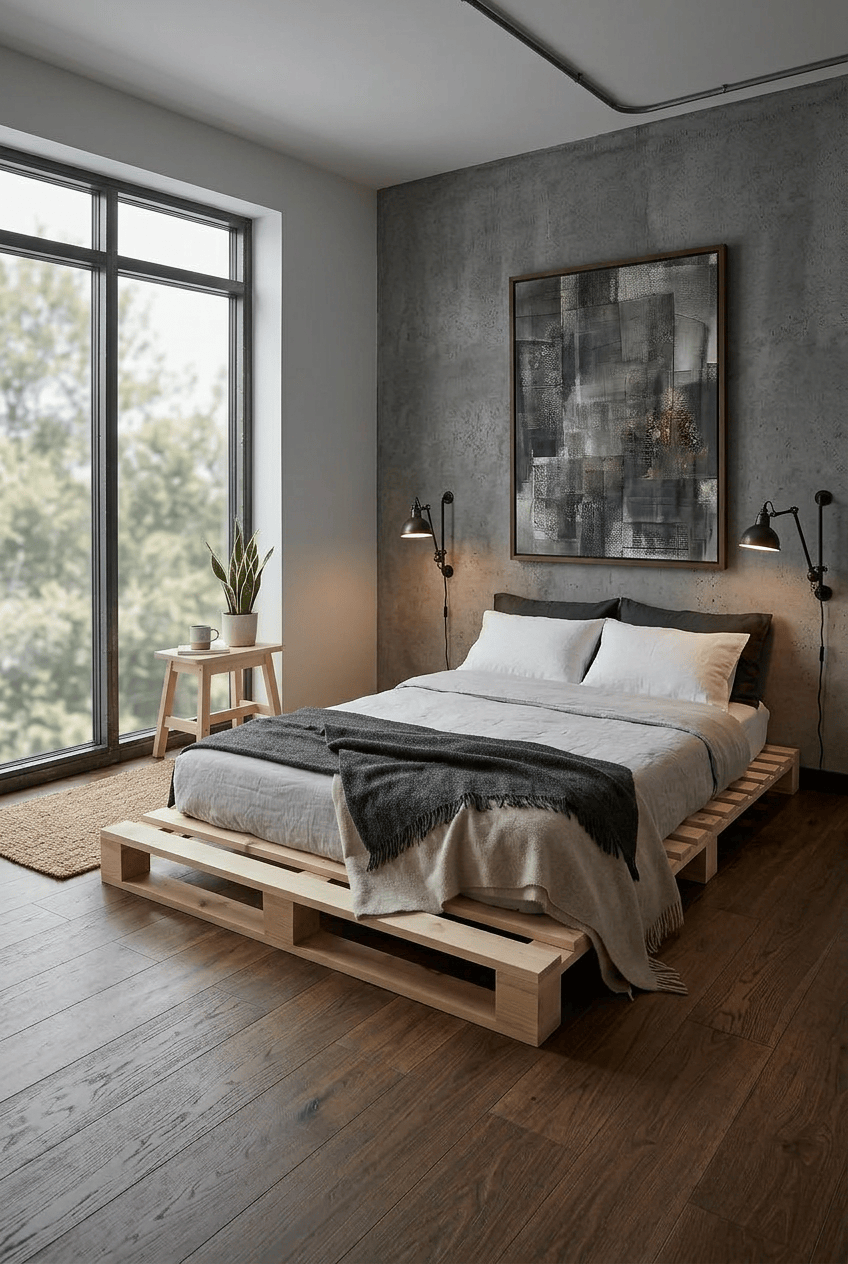 Loolpi Home Kraliçe Palet Karyola