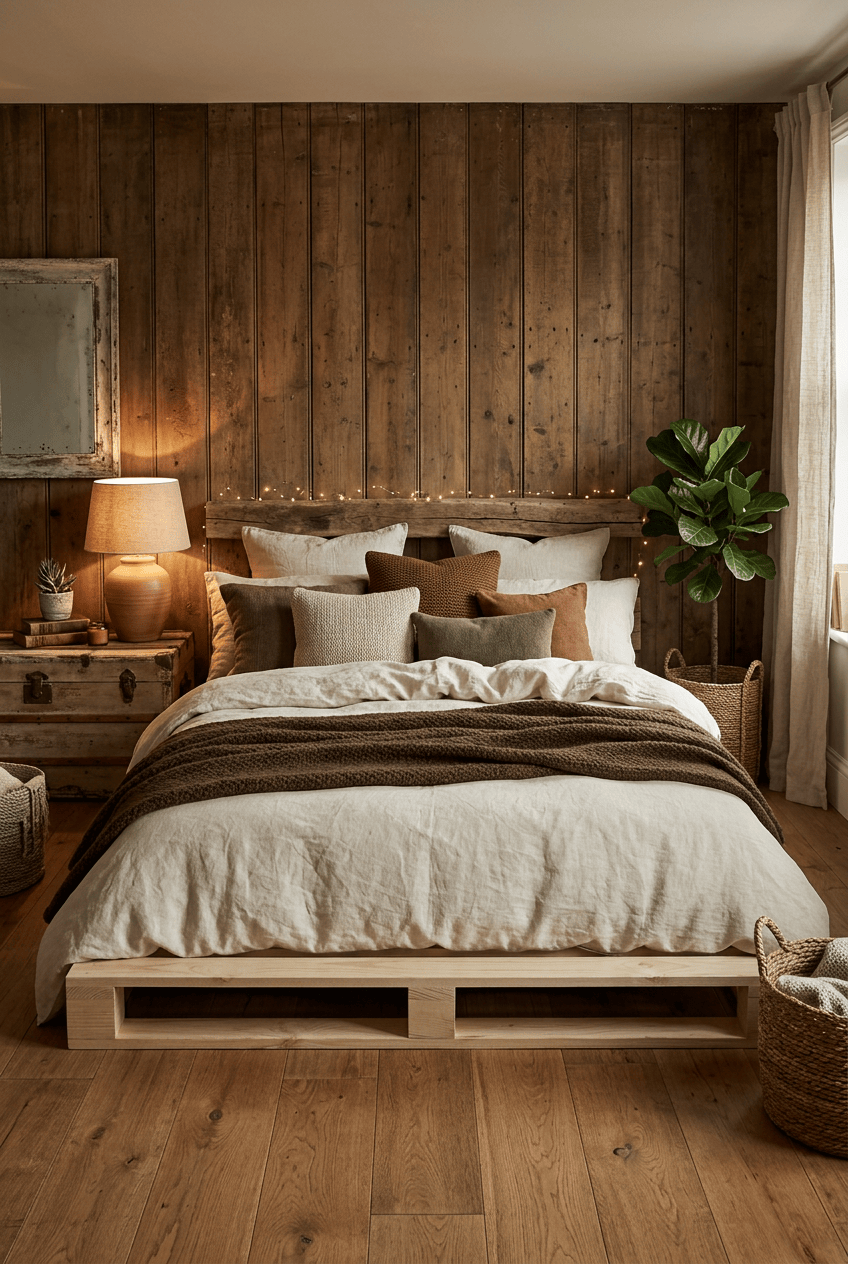 Loolpi Home Kraliçe Palet Karyola