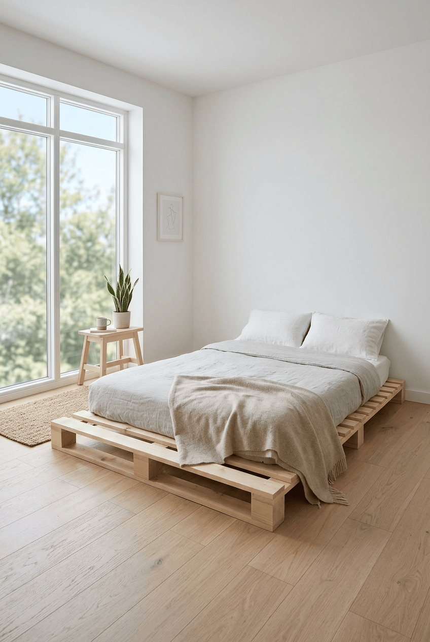 Loolpi Home Kraliçe Palet Karyola