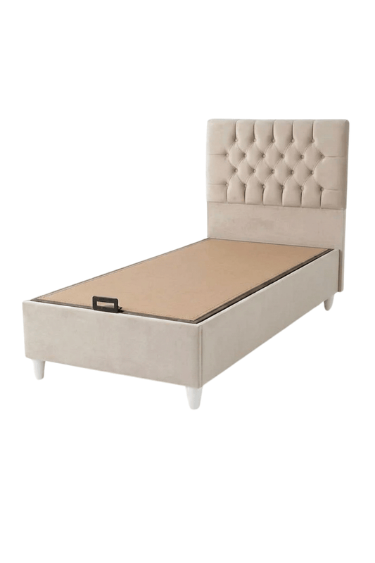 Loolpi Home Loolpi Home Çift Kişilik Baza Krem