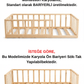 Loolpi Home Bebek Karyolaları ve Küçük Çocuk Yatakları Luna Montessori Bebek ve Çocuk Karyolası Unisex