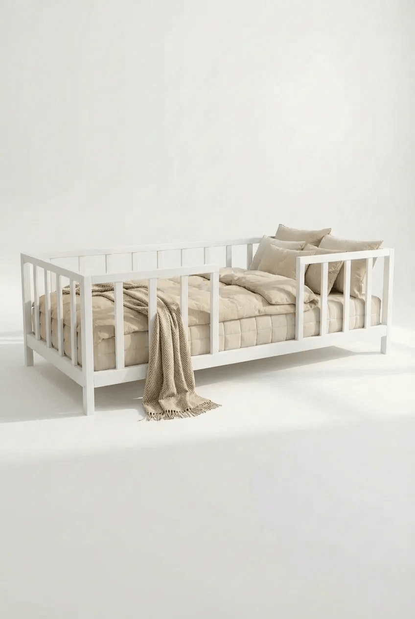 Loolpi Home Bebek Karyolaları ve Küçük Çocuk Yatakları Montessori Bebek ve Çocuk Karyolası Unisex Orta Girişli