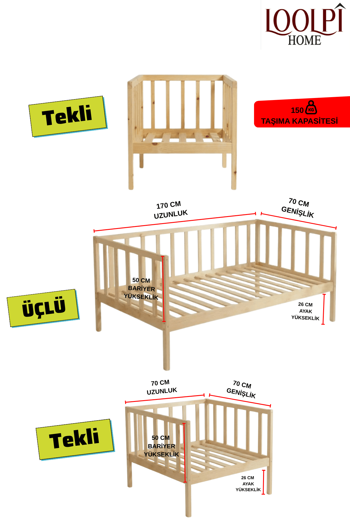 Loolpi Home Oturma Grubu Ottoman Menekşe Sedir Koltuk Seti Doğal Ahşap Balkon ve Bahçe Takımı