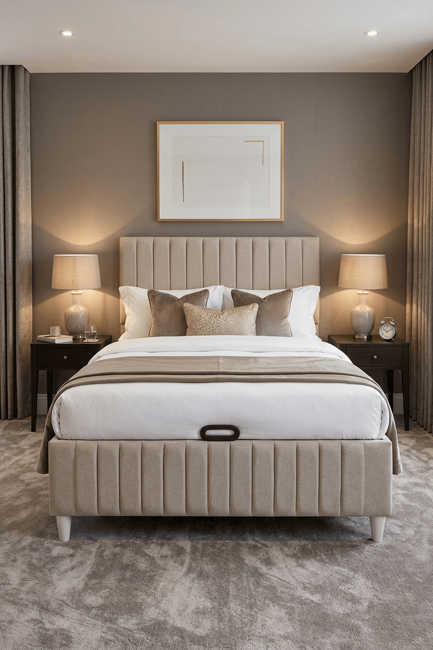 Loolpi Home Paris Baza ve Başlık Set Tek ve Çift Kişilik Ölçülerde