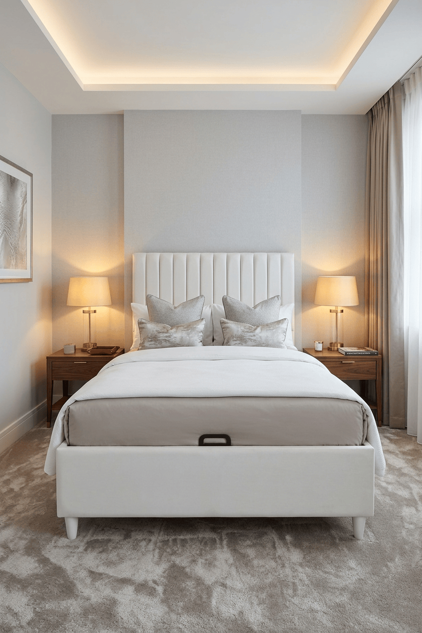 Loolpi Home Paris Baza ve Başlık Set Tek ve Çift Kişilik Ölçülerde