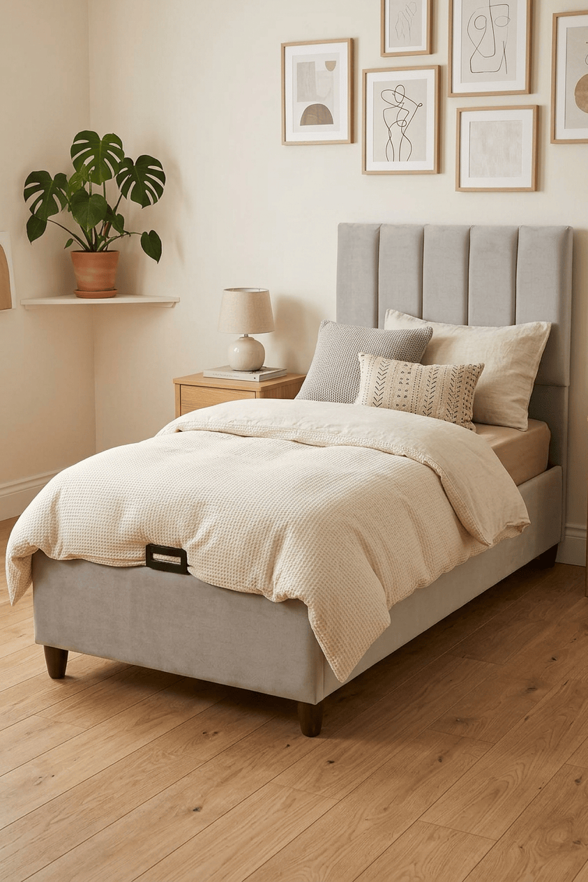 Loolpi Home Pera Baza ve Başlık Set Tek ve Çift Kişilik Ölçülerde