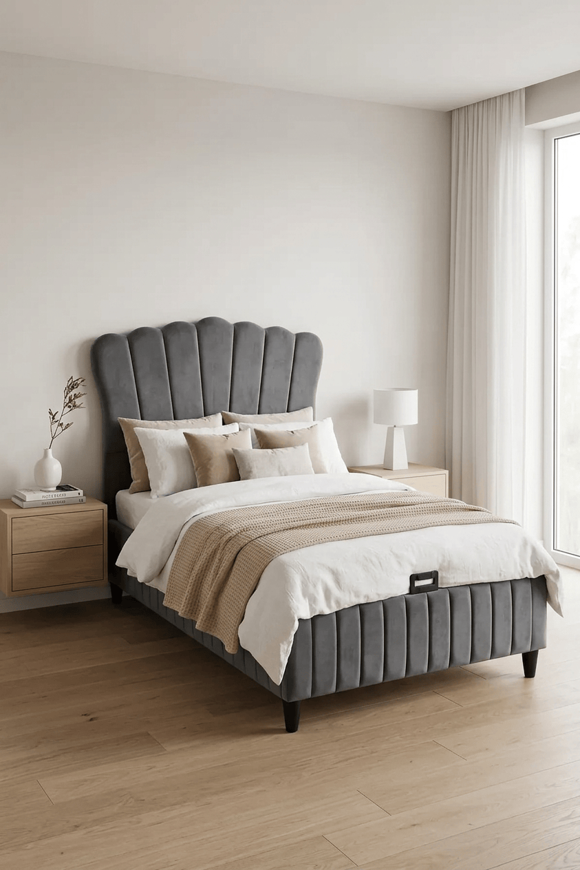 Loolpi Home Royal Baza ve Başlık Set Tek Kişilik Ölçülerde