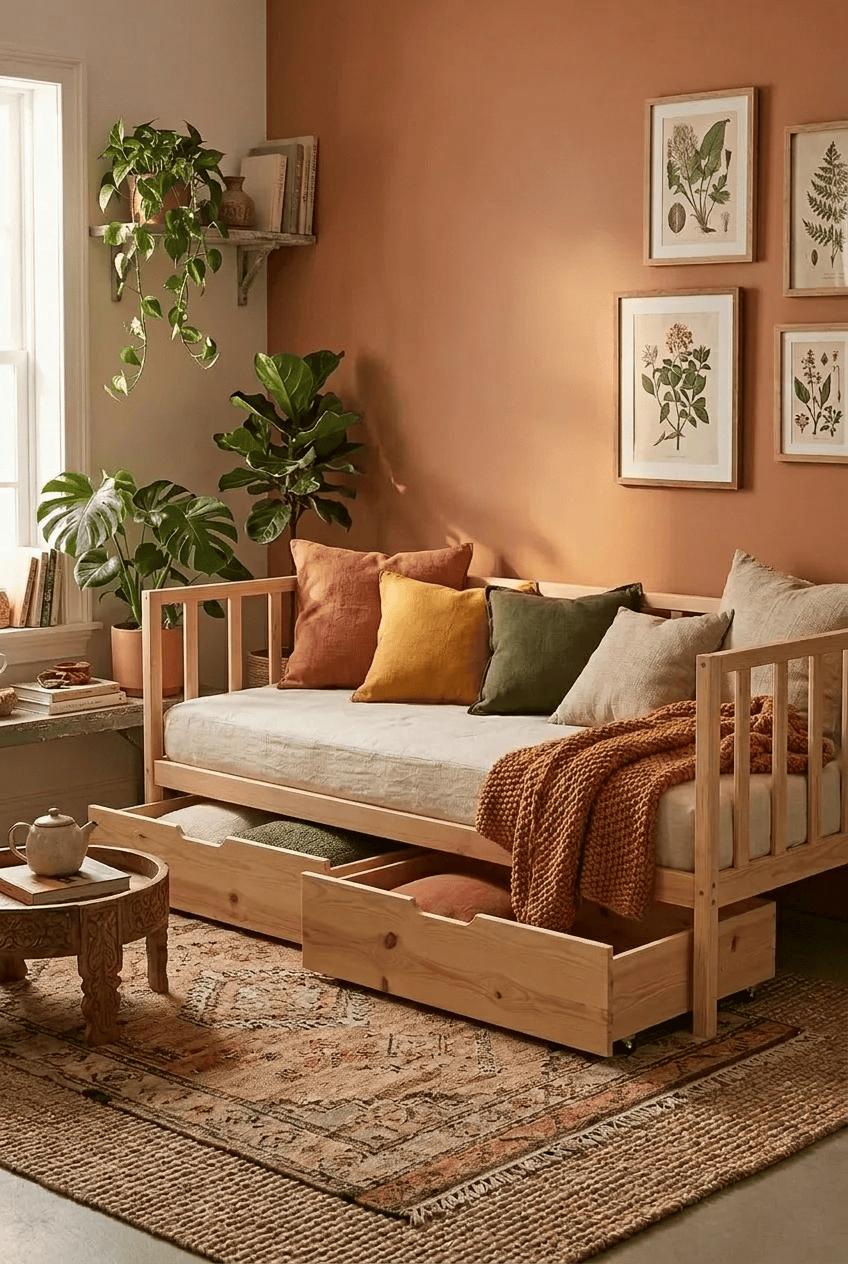 Loolpi Home Oturma Grubu 90 X 190 Sedir Koltuk 2 Çekmeceli