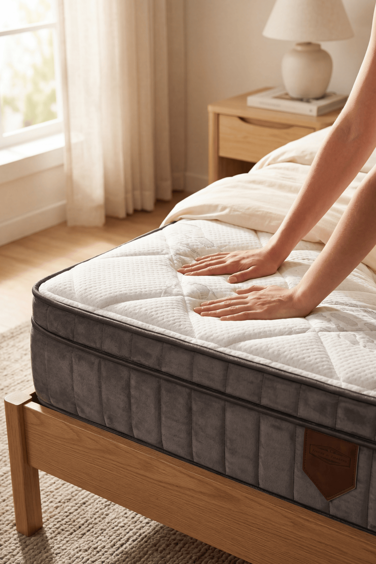 Loolpi Home İç Yatak Silver Ortopedik Yaylı Bamboo Yatak